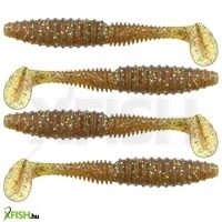 Zander Power Shad 8Cm 5Db/Cs /Barna-Flitter/ Gumihal