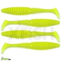 Nevis Zander Power Shad 8Cm 5Db/Cs (Citromsárga) Gumihal