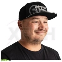 Adventer Cap Black With A Straight Flap Baseball Sapka
