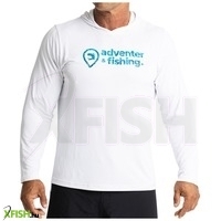 Adventer Kapucnis Hosszú Ujjú Póló White & Bluefin Xl