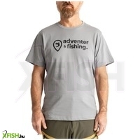 Adventer Rövid Ujjú Póló Titanium S
