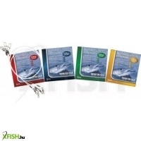 Mistrall Przypon Fluorocarbon Rablóhalas Előke 20cm 0,60mm 20Kg 2db/csomag