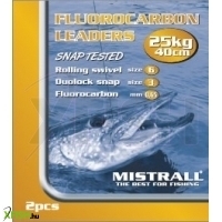 Mistrall Dual Rablóhalas Előke 0,65mm 30cm 2db/csomag