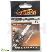 Mistrall Kretlik Pontyozó Forgókapocs 10-es 10Kg 10db/csomag