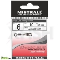 Mistrall Kretlik Rolling Side Line Pergető Kapocs 4-es 35Kg 10db/csomag