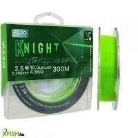 Asso Knight Aktív Fluorocarbon Monofil Távdobó Zsinór 300m 0,26mm 4,5Kg