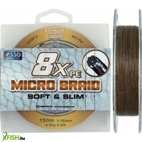 Asso Micro Braid 8X Fonott Zsinór 150M 0,12