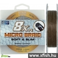 Asso Micro Braid 8X Fonott Zsinór 150M 0,18