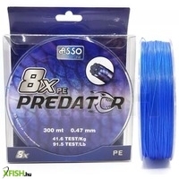 Asso Pe8X Predator Fonott Pergető Zsinór 300 m 0,52 mm 62,4 Kg