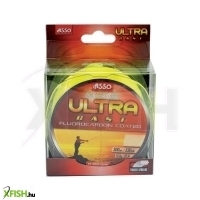 Asso Ultra Cast Fluorocarbon Pontyozó Zsinór 300M 0,22 mm 7,6 kg Sárga