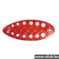 Mistrall Willow Piros Csillám Fehér Pöttyös Körforgó Villantó 2-es 8G