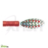 Mistrall Willow Ezüst Mintás Piros Pöttyös Körforgó Villantó 4-es 17g