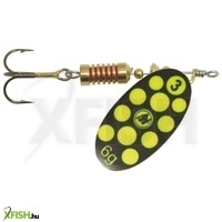 Mistrall Ospray Körforgó Villantó Fekete Sárga Pöttyös 3-as 6g 1db/csomag