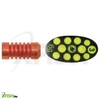 MIstrall Ospray Sárga Fekete Katica Mintás Körforgó Villantó 3-as 6g