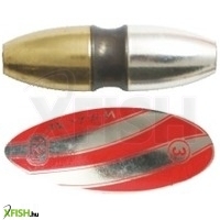 Mistrall Willow Ezüst Piros Csíkos Körforgó Villantó 3-as 23 g