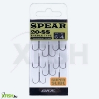Bkk Spear-20 Ss Hármashorog 12# 8Db/Csomag