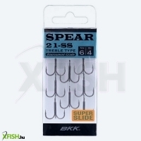Bkk Spear-21 Ss Hármashorog 10# 8Db/Csomag