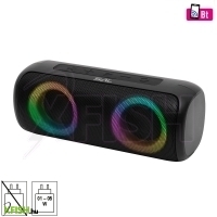 sal bt2000 boombox, 2x10w, mp3 zenelejátszó, bluetooth, mélysugárzó, basszus, rgb led fényjáték, beépített akkumulátor, ipx5