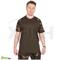Fox Khaki Camo Outline Horgász Póló S