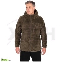 Fox Khaki Hd Prémium Full Zip Teddy Horgász Pulóver Xl