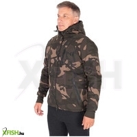 Fox Camo Full Zip Prem Sherpa Horgász Pulóver Xl