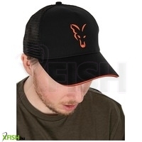 Fox Collection Trucker Baseball Horgász Sapka Fekete