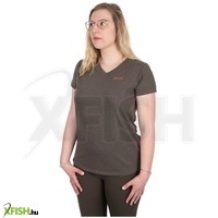 Fox Wc V Neck Női Horgász Póló Zöld M