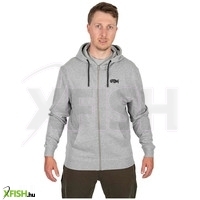 Spomb Grey Hoodie Full Zip Horgász Pulóver Xxxl