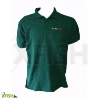 Extra Carp Polo Dark Green rövidujjú galléros póló zöld L