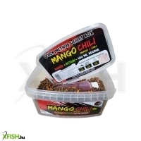 Dunai Horgászok Quick Method Pellet Box Mangó Chili 400g+100ml Aroma