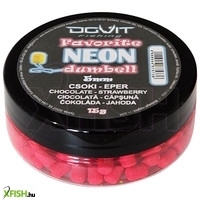 Dovit Favorite Dumbell Neon Method Pellet Csoki Eper 5mm 15g