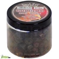 Dovit Halibut Duo Horog Pellet Chilis Fűszeres 8-14mm 100Gr
