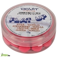 Dovit Flat Up Horog Pellet Közepes Méretű Eper Vanília 15g