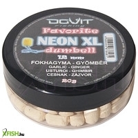 Dovit Favorite Dumbell Neon Horog Pellet Fokhagyma Gyömbér 12mm 20g