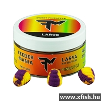 Feedermánia Larva Air Wafters Two Tone Lebegő Gumicsali L Sweet Pineapple Édes Ananász 37 g