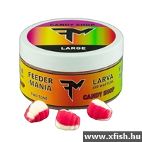Feedermánia Larva Air Wafters Two Tone Lebegő Gumicsali L Candy Shop Cukorbolt illata 37 g