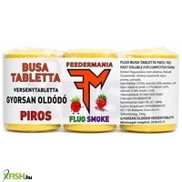 Feedermánia Fluo Smoke Busa Versenytabletta Gyorsan Oldódó Piros 230g