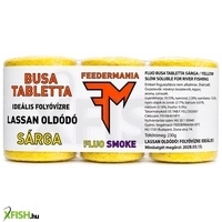 Feedermánia Fluo Smoke Busa Tabletta Lassan Oldódó Sárga 230g