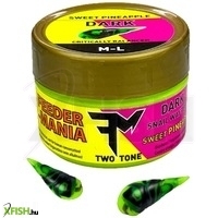 Feedermánia Dark Snail Wafters Gumicsali Two Tone M-L Sweet Pineapple Édes Ananász 12 db/doboz