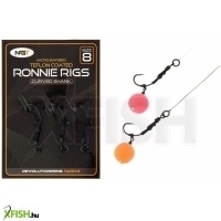 Ngt Ronnie Rig & Teflon Hooks Bojlis Előke 3 db/csomag 8
