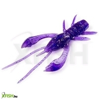 Fishup Real Craw Rák Alakú Gumicsali Dark Violet Peacock Silver 5cm 7db/csomag
