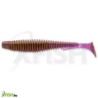 Fishup U-Shad Gumihal Lox Green Black 6.4cm 9db/csomag