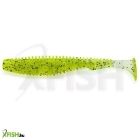 Fishup U-Shad Gumihal Chartreuse Black 7.6cm 9db/csomag
