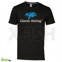 Giants Fishing fekete póló 4XL