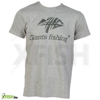 Giants Fishing Camo Logo Horgász Póló Szürke Xxxl