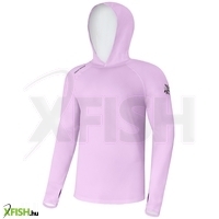 Giants Fishing Uv50+Hoodie Purple Horgász Póló L
