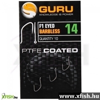 Guru F1 Eyed Szakáll Nélküli Horog Size 20