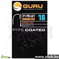 Guru F1 Pellet Hook Horogpelletes Szakáll Nélküli Horog Size 18