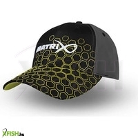 Matrix Hex Print Baseball Sapka Fekete