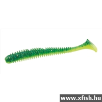 Mistrall Warrior Zöld Sárga Gumihal 87mm 5Gr 20db/csomag